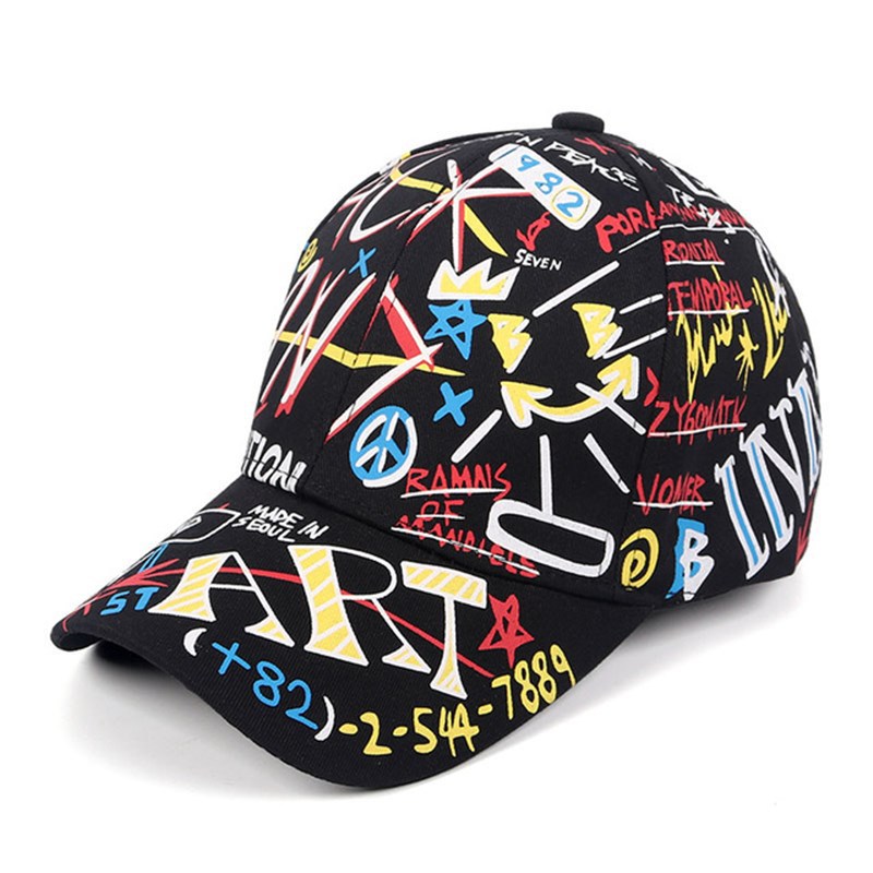 New WHAT Graffiti Baseball Cap