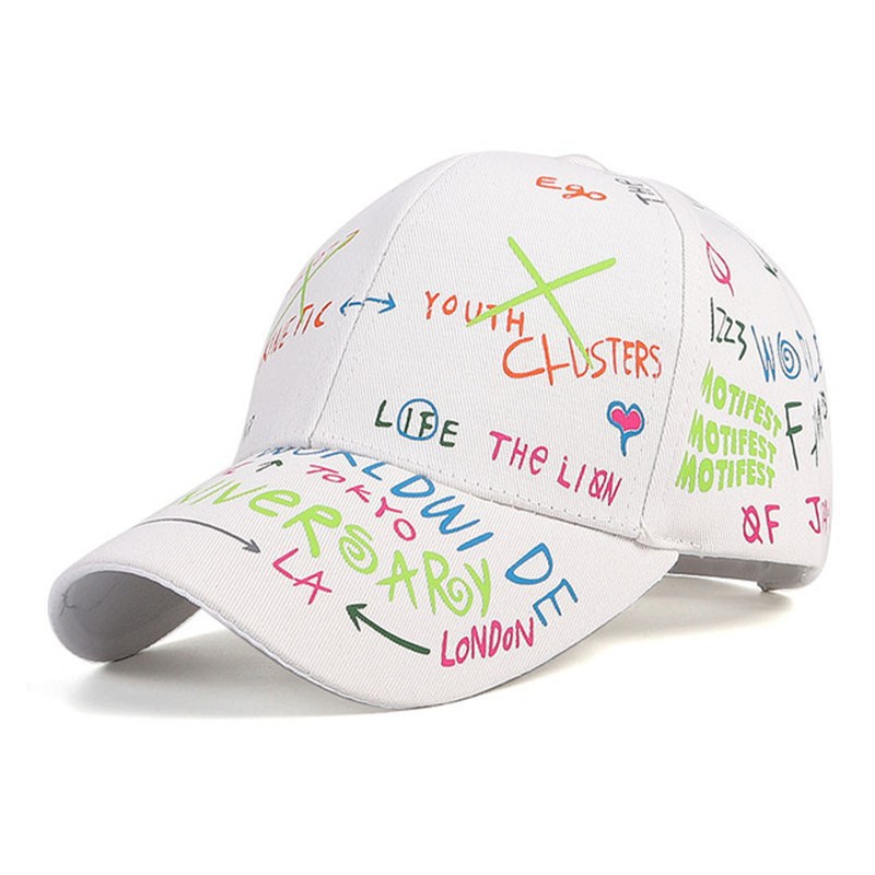 New WHAT Graffiti Baseball Cap