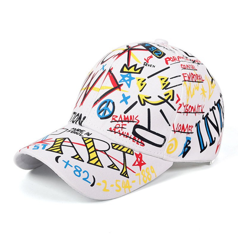 New WHAT Graffiti Baseball Cap