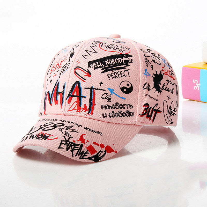 New WHAT Graffiti Baseball Cap