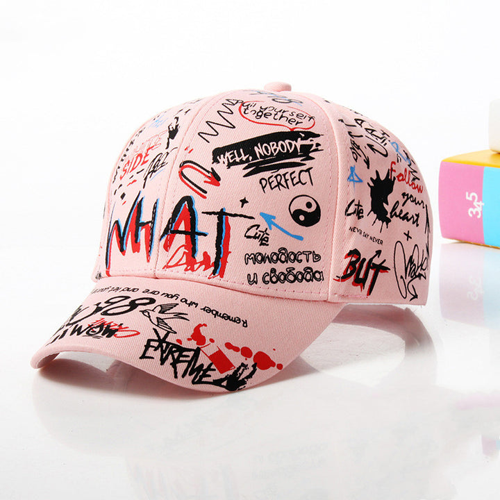 New WHAT Graffiti Baseball Cap