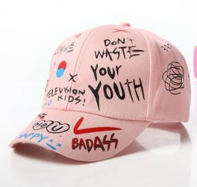 New WHAT Graffiti Baseball Cap