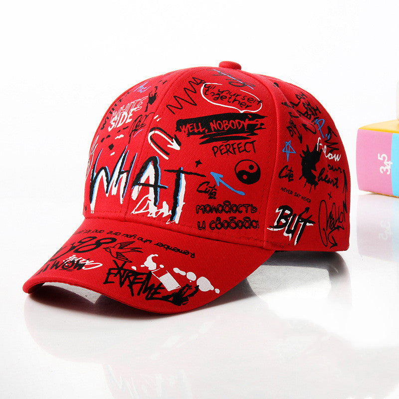 New WHAT Graffiti Baseball Cap